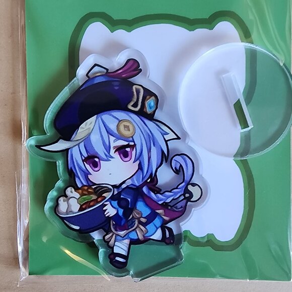 Fan Art Genshin Impact Characters Acrylic Stands Set Of 4 Childe Ganyu Xingqui - Picture 3 of 9